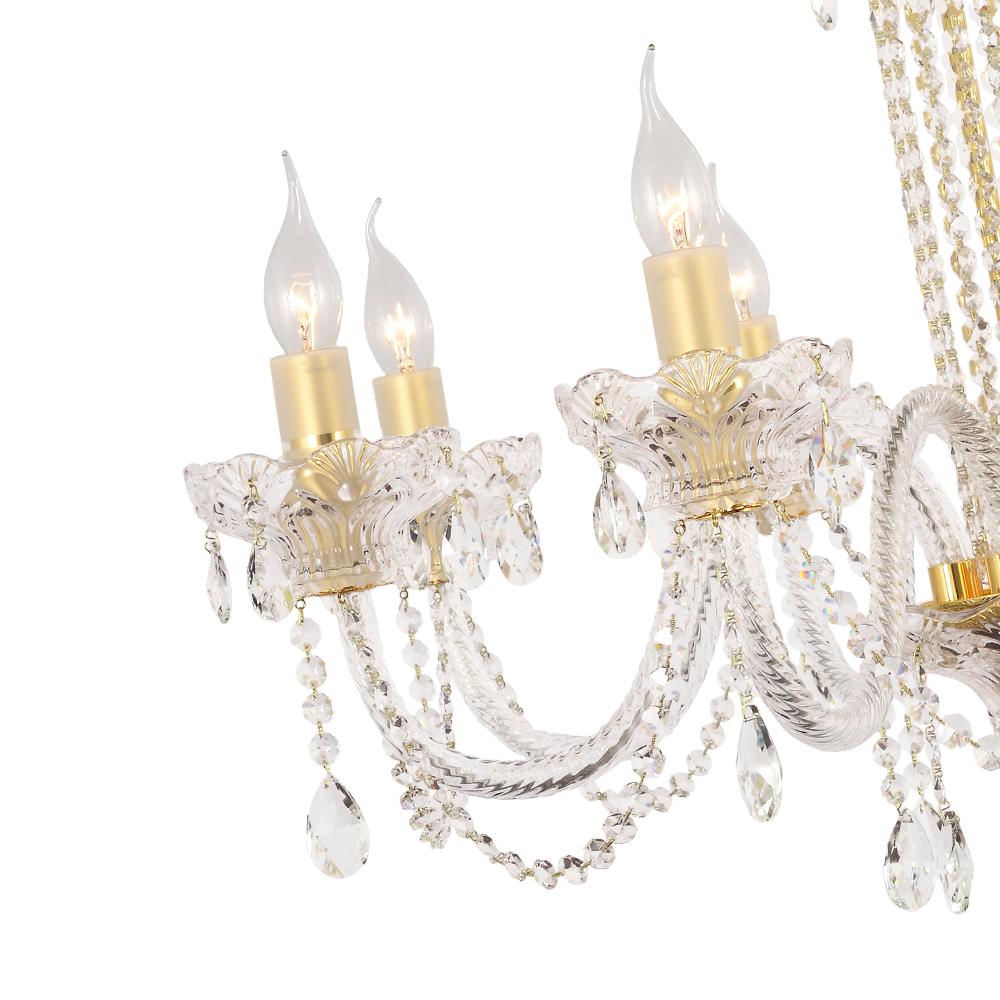 Подвесная люстра Arti Lampadari Sofia E 1.1.8.600 G Sofia E 1.1.8.600 G Золотой
