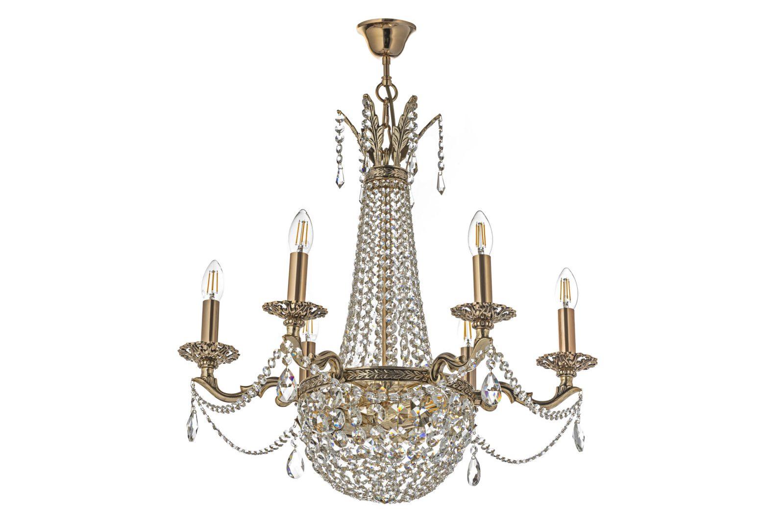 Подвесная люстра Arti Lampadari Amelia E 1.6.6.502 GB Amelia E 1.6.6.502 GB Золотой