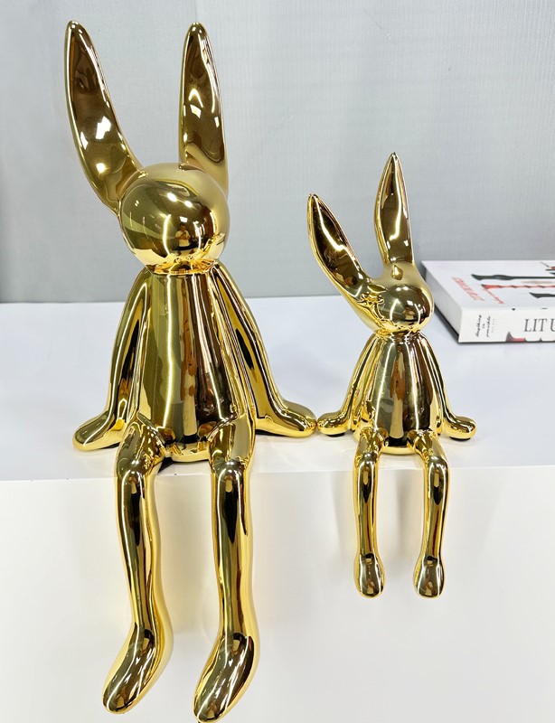 Статуэтка Золотой кролик IST-025, 35 см, золотой глянцевый IST-025casa Золото