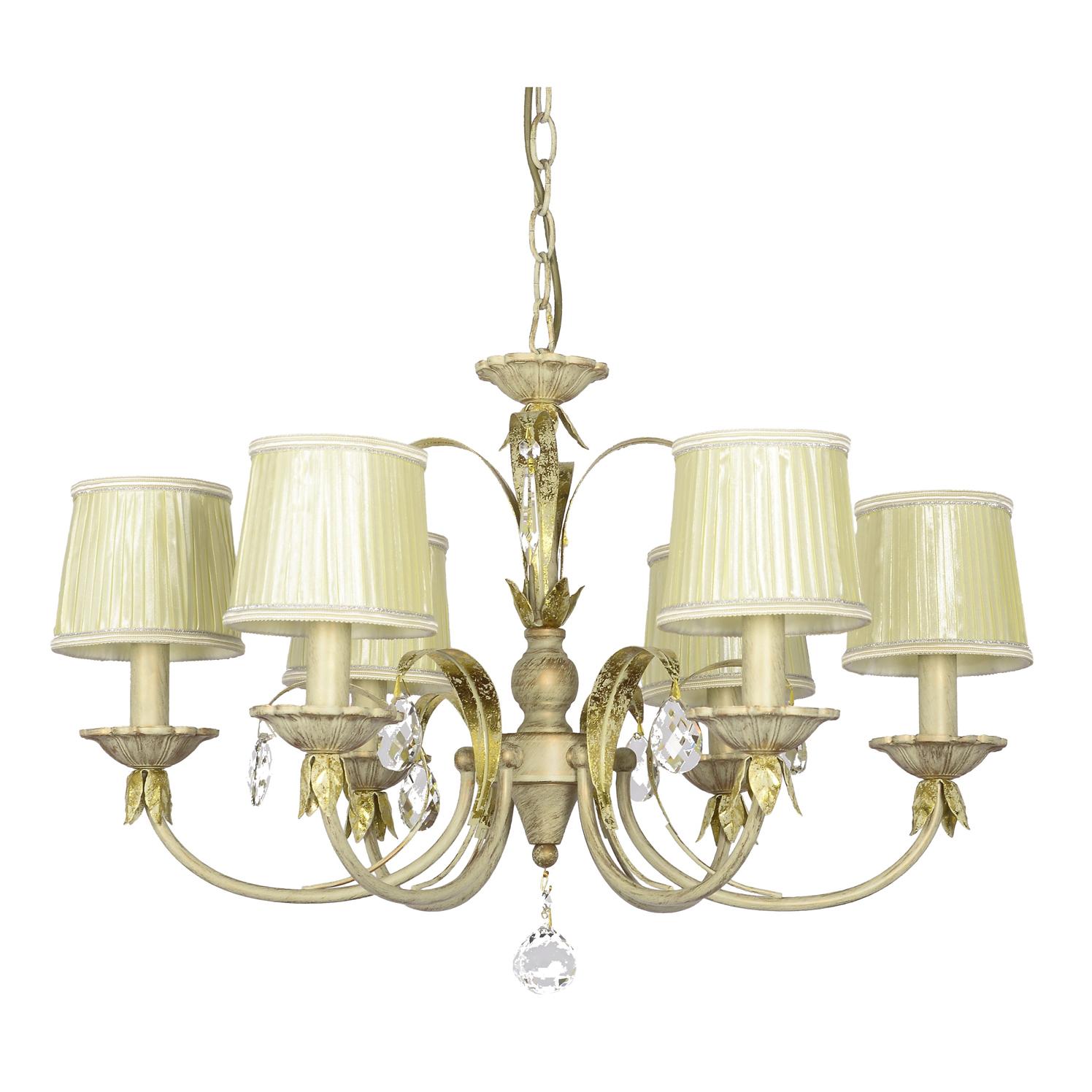 Подвесная люстра Arti Lampadari Galera E 1.1.6 CG Galera E 1.1.6 CG Кремовый
