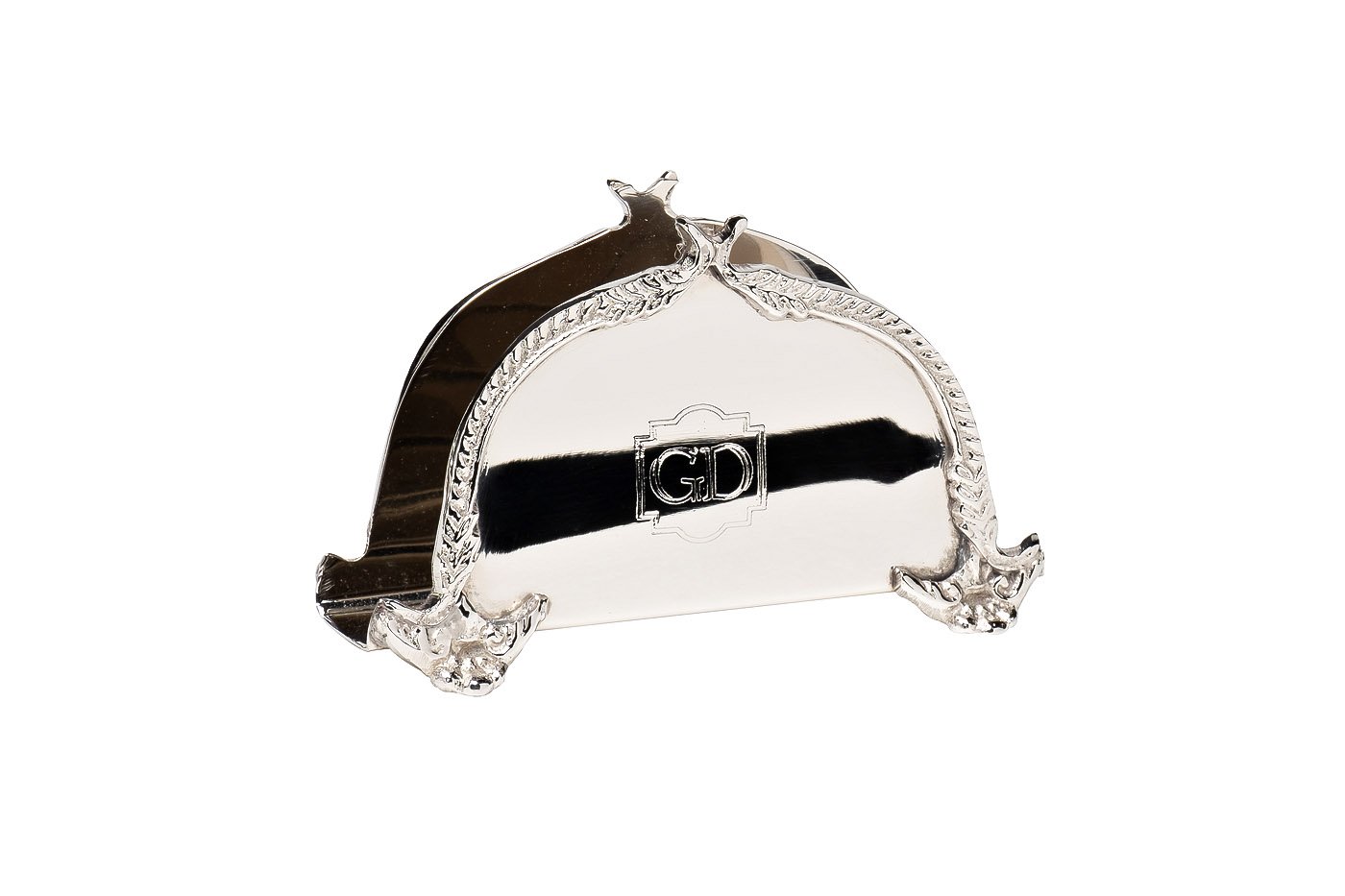 95IM-4104S Салфетница Garda Decor латунь цвет хром 12*4*7,5см Garda Decor 95IM-4104S 