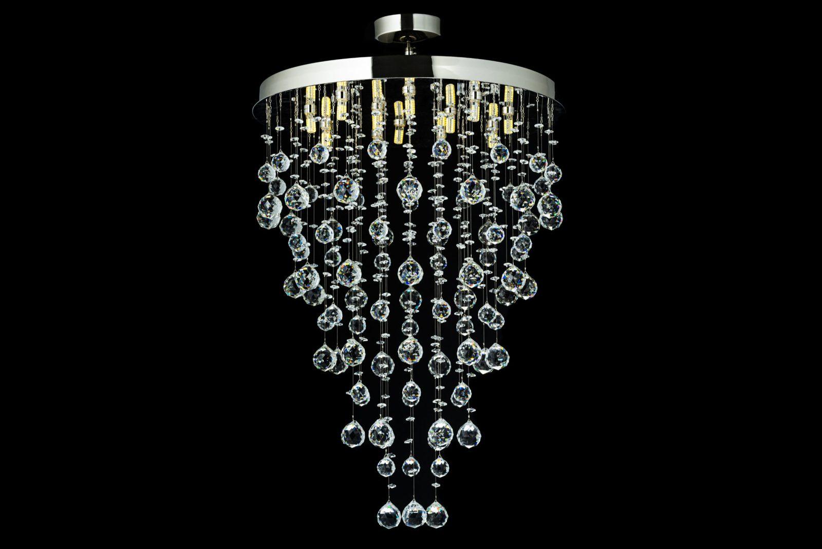 Каскадная люстра Arti Lampadari Flusso H 1.4.55.615 N Flusso H 1.4.55.615 N Матовый никель