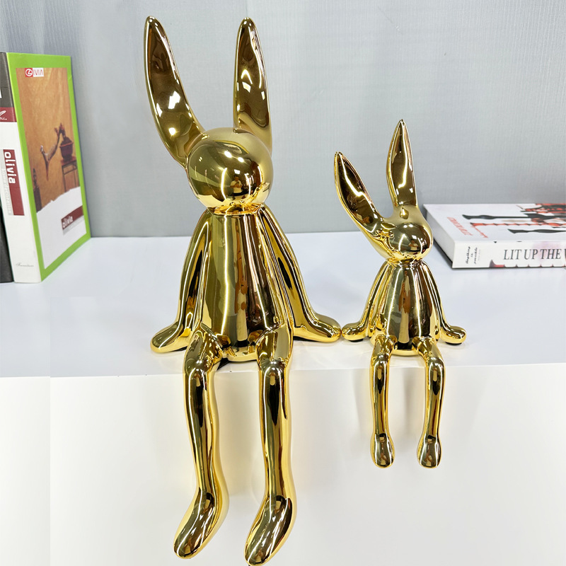 Статуэтка Золотой кролик IST-025, 35 см, золотой глянцевый IST-025casa Золото