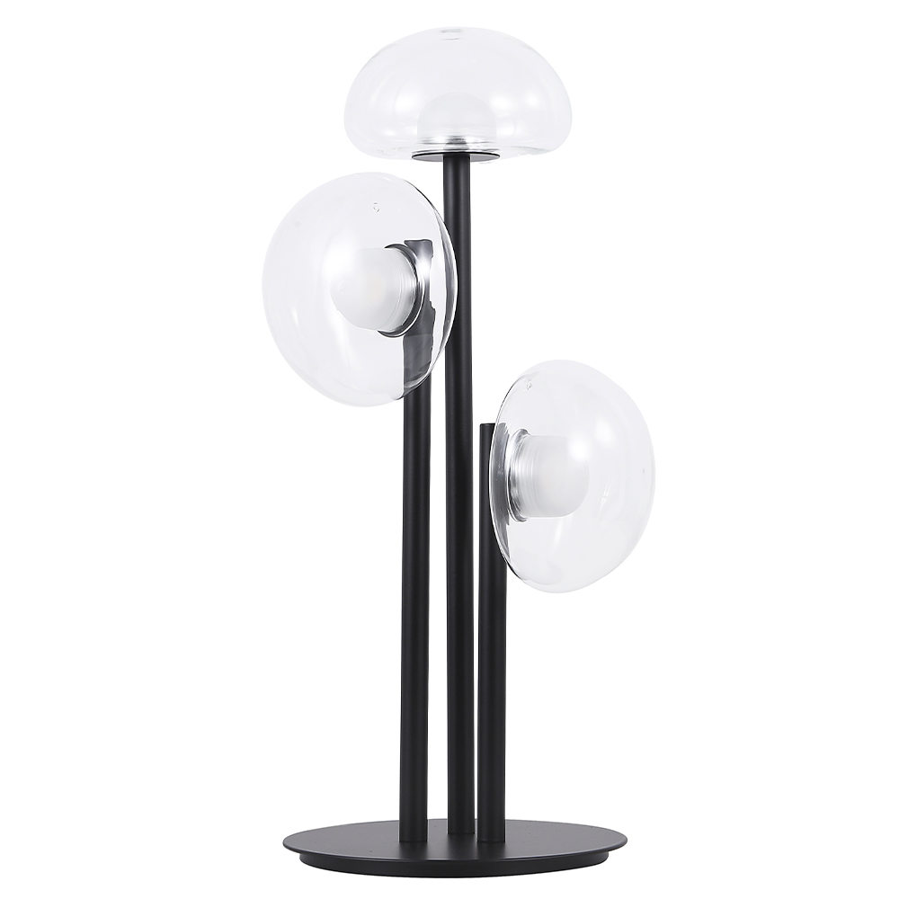 Настольная лампа Crystal Lux BOSQUE LG3 BLACK/TRANSPARENT BOSQUE LG3 BLACK/TRANSPARENT Прозрачный
