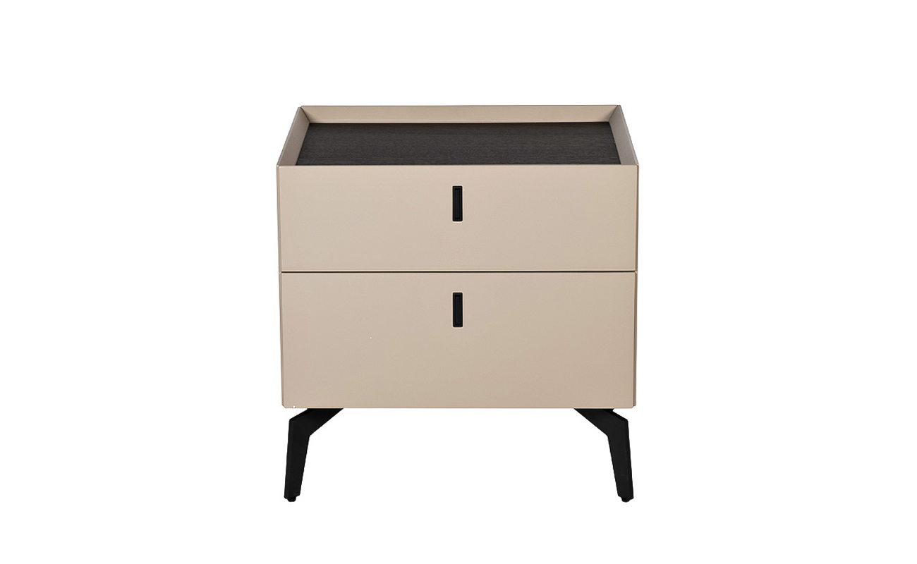 77IP-NS817/1 Тумбочка с двумя ящиками светлая 50*43,5*50см Garda Decor 77IP-NS817/1 