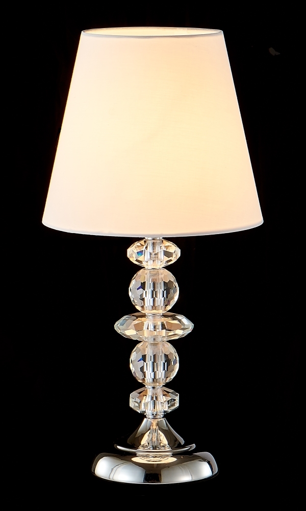 Настольная лампа Crystal Lux ARMANDO LG1 CHROME ARMANDO LG1 CHROME Хром/Белый