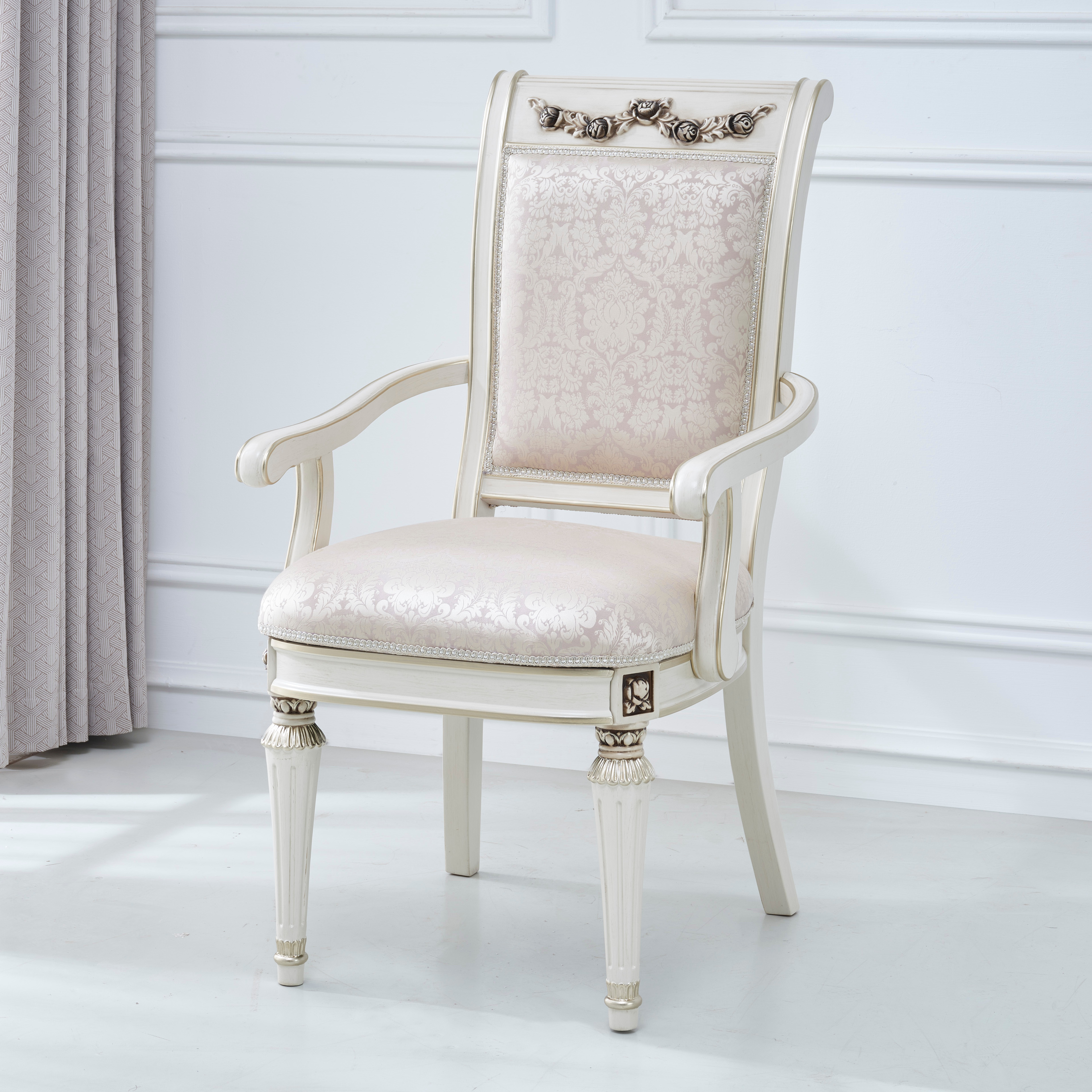 КРЕСЛО ОБЕДЕННОЕ ASTORIA WHITE 8305S0201 (0103120217)