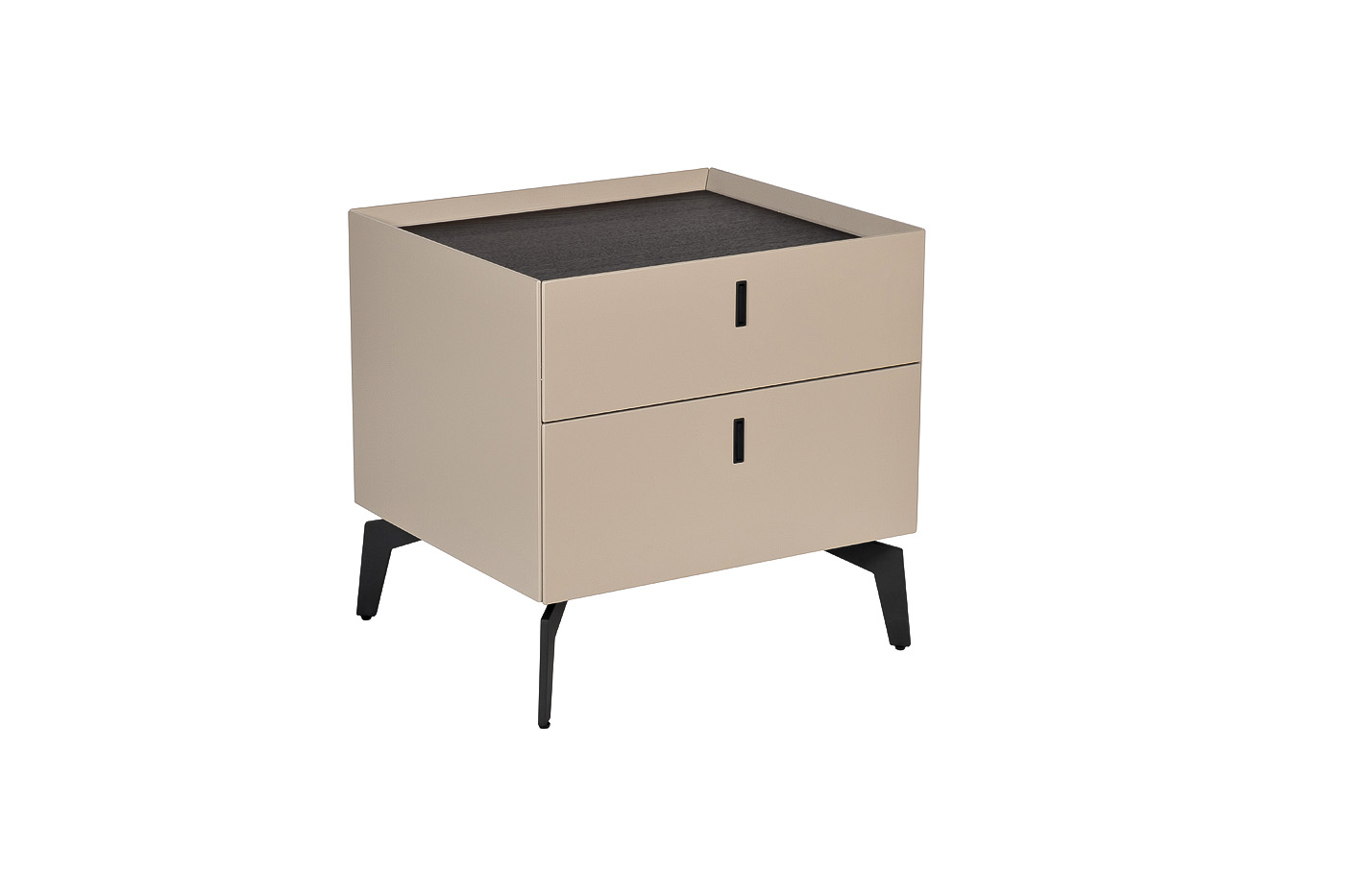 77IP-NS817/1 Тумбочка с двумя ящиками светлая 50*43,5*50см Garda Decor 77IP-NS817/1 