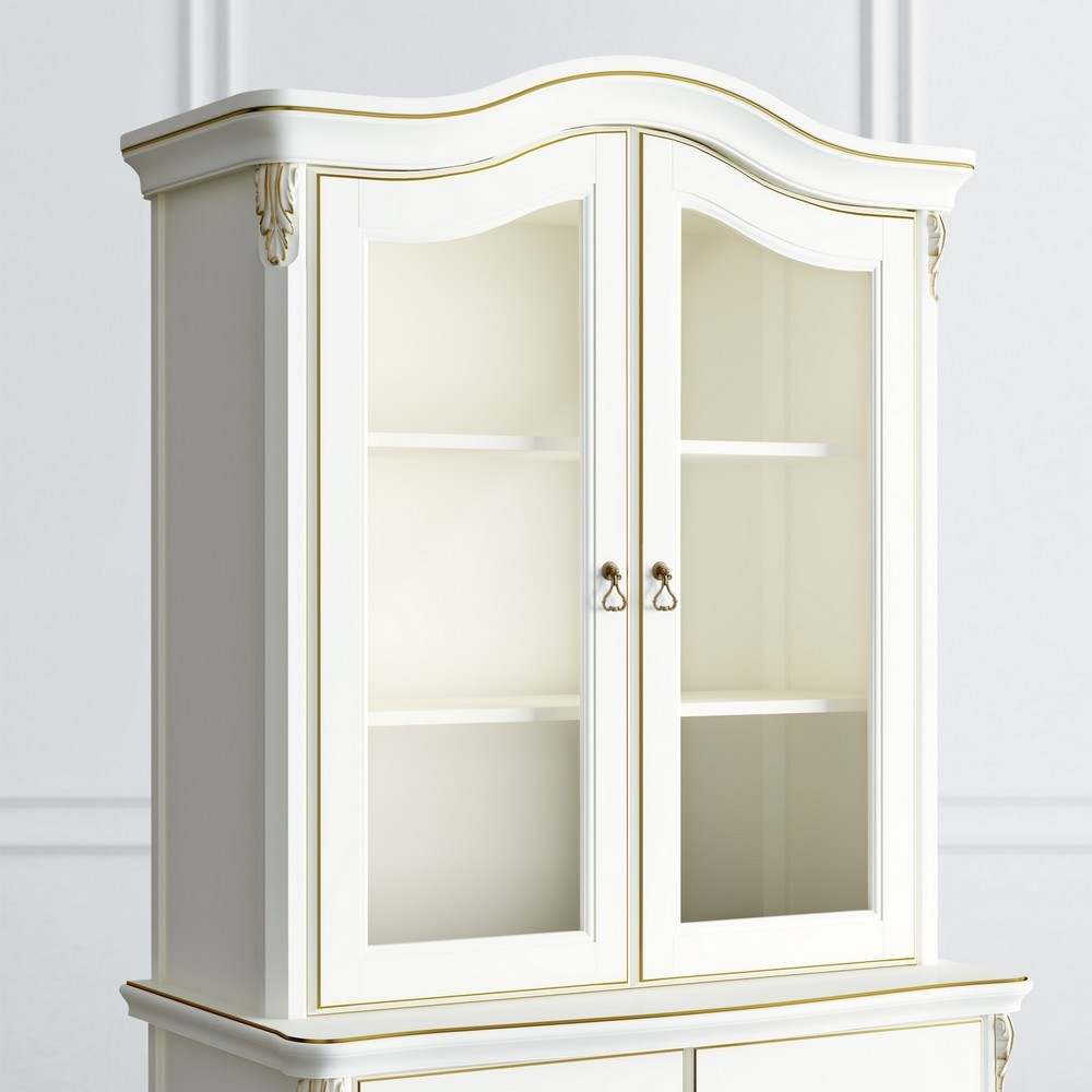 Навершие буфета Romantic Gold Слоновая кость с золотой патиной R125-K02-G Kreind  R125-K02-G Слоновая кость с золотой патиной