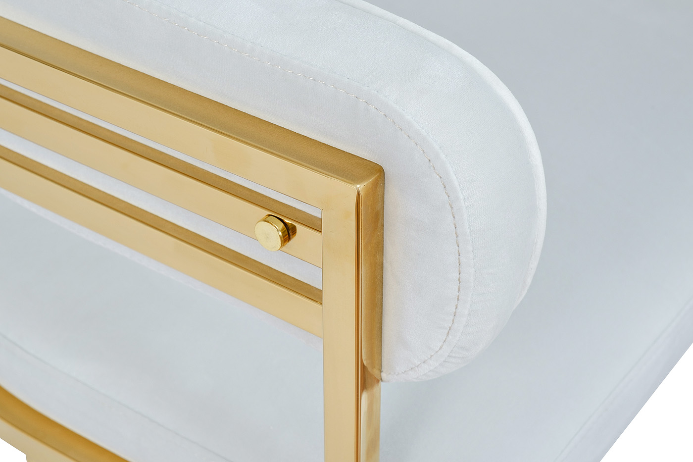 GY-8504STUL-SVSER Стул велюр светло-серый/золото 61*60*74см Garda Decor GY-8504STUL-SVSER 