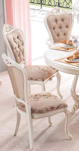 Стул Maris MK-5420-BO (цвет патины: золото) 53х48х113 см Беленый дуб MK-5420-BO Беленый дуб