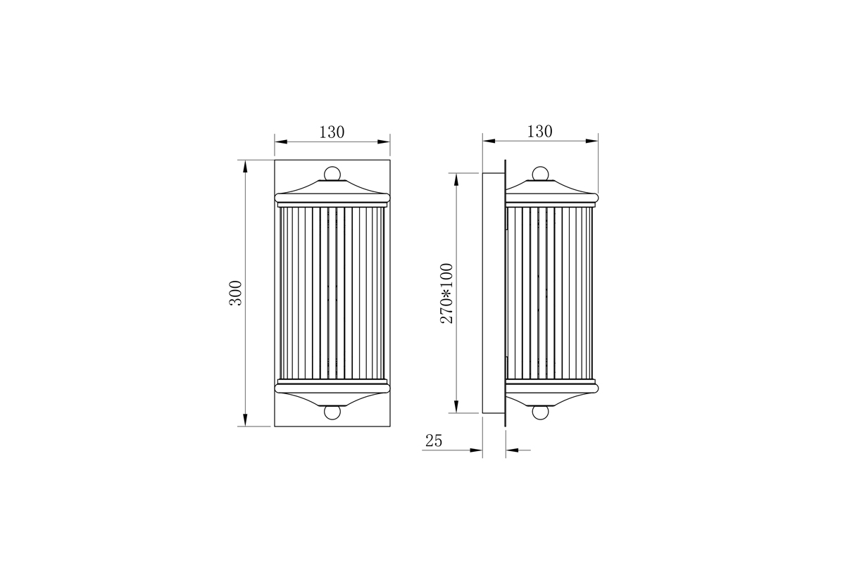 K2KG0603W-2 Бра d13*30см Garda Decor K2KG0603W-2 