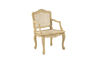 Стул French Rattan MK-3313-CE с подлокотниками 68х48х97 см Античный бежевый MK-3313-CE Античный бежевый