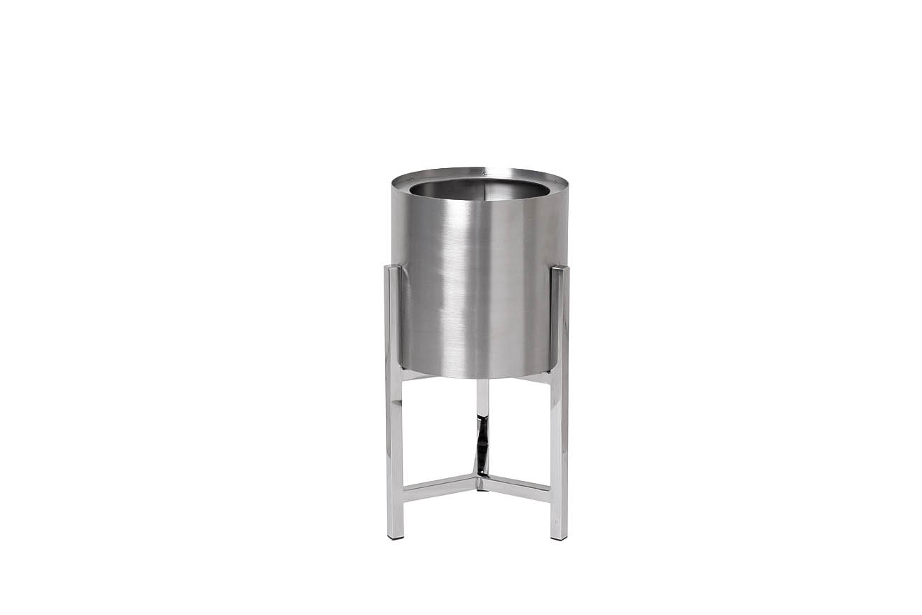 13RXFP3105M-SILVER Подставка под цветы серебро d25*50cм Garda Decor 13RXFP3105M-SILVER 