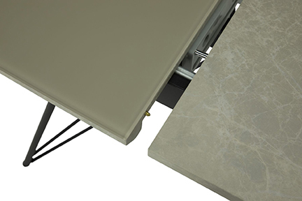 Стол DT2184 MK-7800-CP раскладной 80х140(180)х76 см Капучино MK-7800-CP Капучино