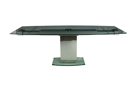 Стол MC-1030DT MK-7503-GL раскладной стеклянный 90х150(220)х75 см Прозрачный MK-7503-GL Прозрачный