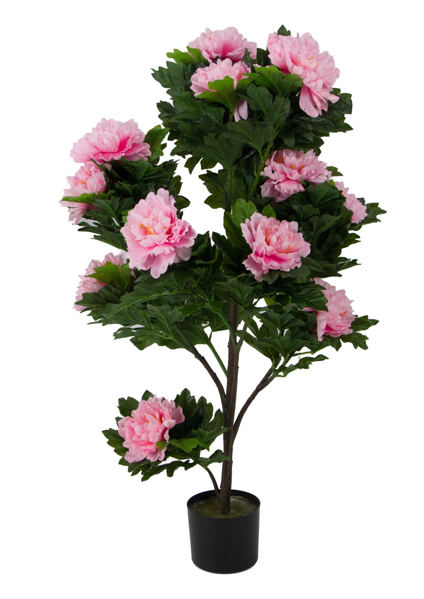 Искусственные растения Пион розовый MK-7411-HP 0х0х100 см Темно-зеленый MK-7411-HP Темно-зеленый