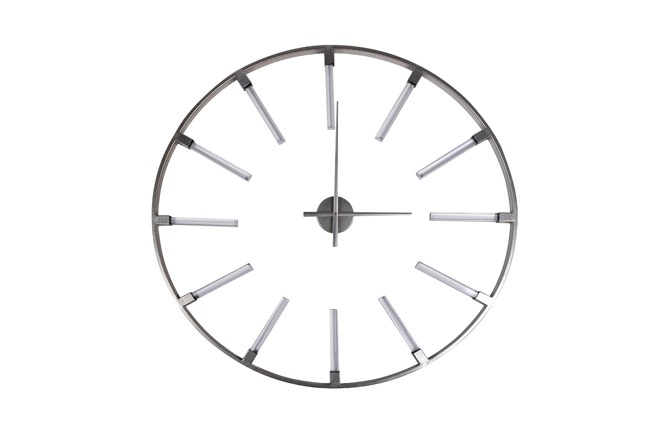 19-OA-6157SL Часы настенные круглые цвет серебро d91см Garda Decor 19-OA-6157SL 