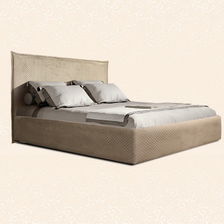 Кровать 2-х спальная (1,8 м) (стеганые царги) с подъемным механизмом (11 / 12 / 48) Diora