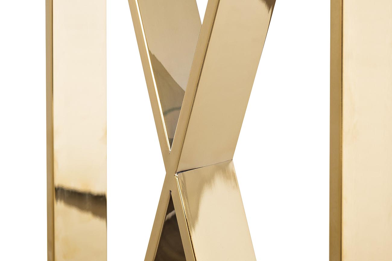 47ED-CST008/80GOLD Консоль прозр.стекло/золото 80*30*78см Garda Decor 47ED-CST008/80GOLD 