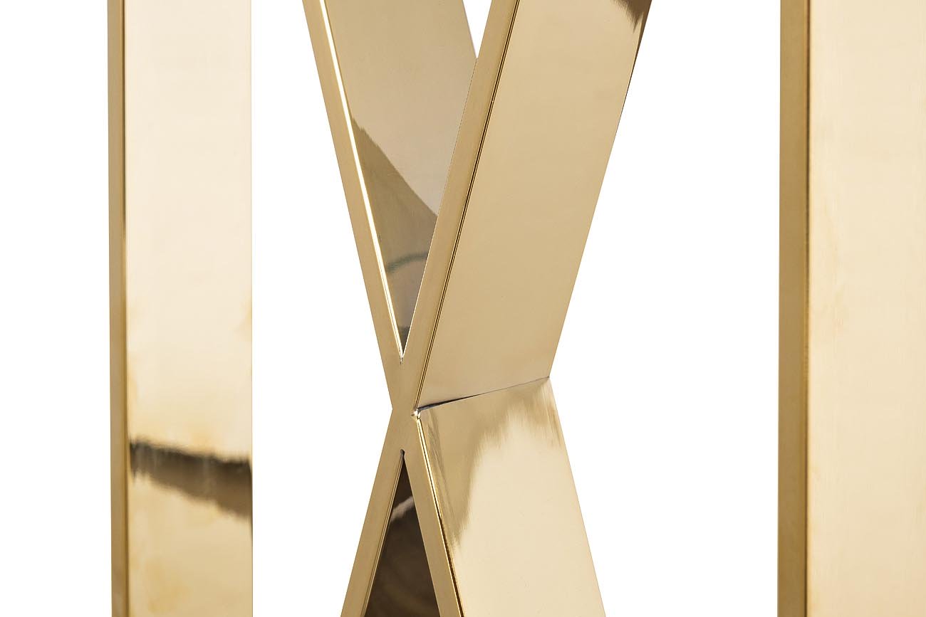 47ED-CST008/80GOLD Консоль прозр.стекло/золото 80*30*78см Garda Decor 47ED-CST008/80GOLD 
