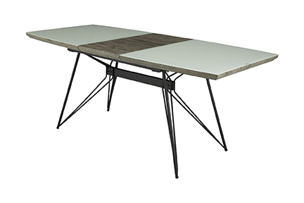 Стол DT2184 MK-7800-WT раскладной 80х140(180)х76 см Белый MK-7800-WT Белый