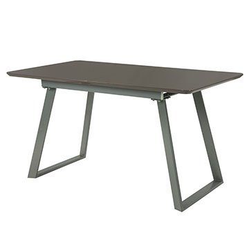 Стол обеденный DT-9162 MK-5811-CP раскладной 80х140(180)х76 см Серый MK Furniture