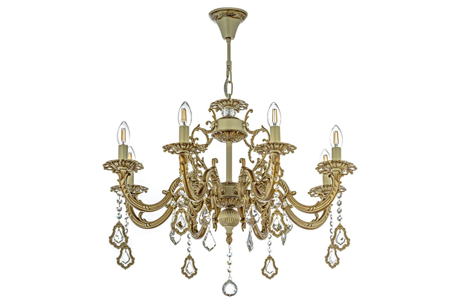 Подвесная люстра Arti Lampadari Falcone E 1.1.8.600 CG Falcone E 1.1.8.600 CG Кремовый