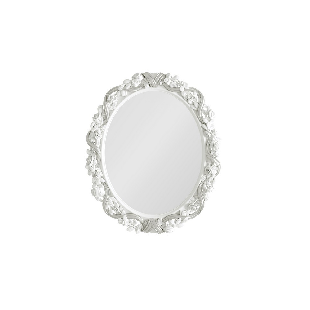 Зеркало Silvery Rome Белый с серебряной патиной MR001M-K00-S Kreind  MR001M-K00-S Белый с серебряной патиной