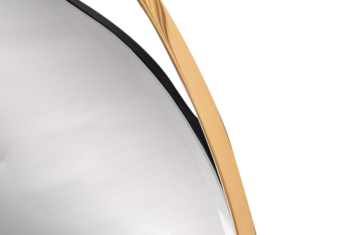 KFE1240 Зеркало круглое  в металлич. раме цвет золото d84см Garda Decor KFE1240 