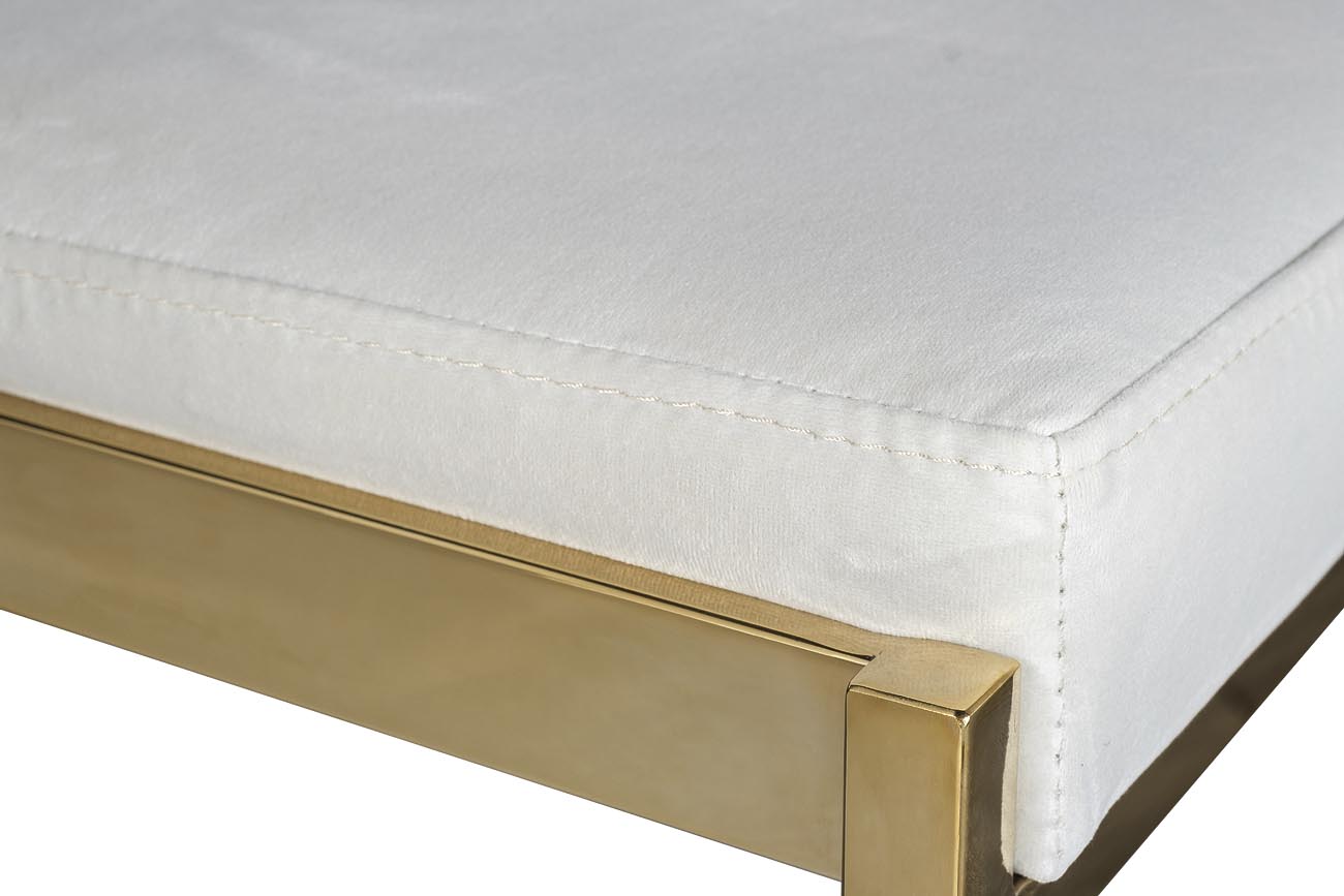 GY-B8216GOLD-LG Стул барный, велюр светло-серый/золото  49*55*85 Garda Decor GY-B8216GOLD-LG 