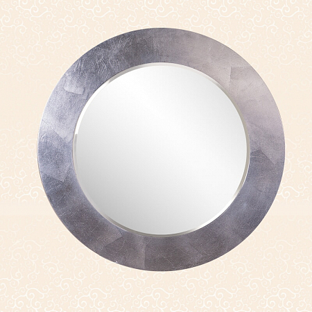 Зеркало круглое (Цвет: Паталь серебро)