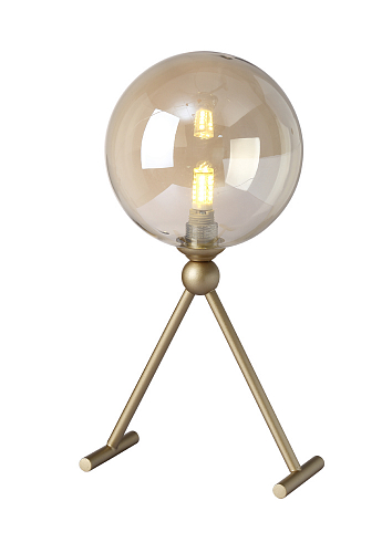 Настольная лампа Crystal Lux FRANCISCA LG1 GOLD/COGNAC Crystal Lux