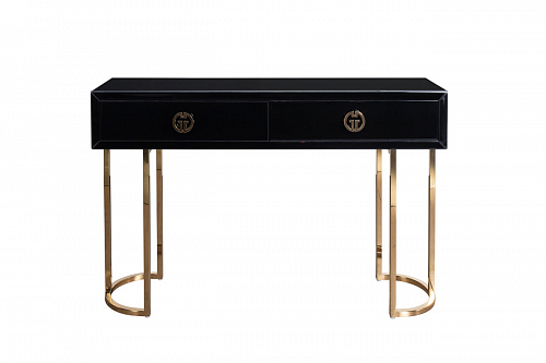 KFG16701 Консоль GD 2 ящика черная 120*30*78см Garda Decor Garda Decor