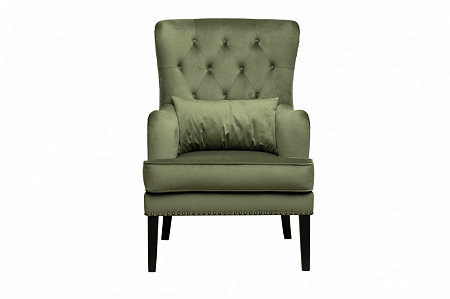 Кресло Rimini велюр зеленый Colton 008-ZEL 74*84*104см с подушкой Garda Decor