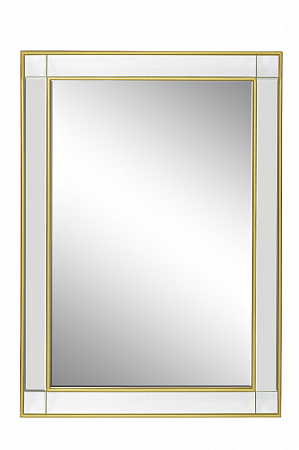 19-OA-8172 Зеркало прямоугольное отделка цвет золото 74*104см Garda Decor