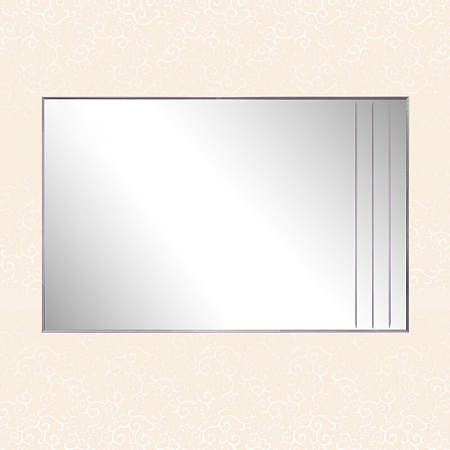 Зеркало Д/01 (Цвет: Слоновая кость серебро)