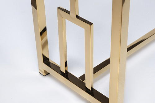 47ED-CST072GOLD Консоль прозр.стекло/золото 100*30*78см Garda Decor Garda Decor