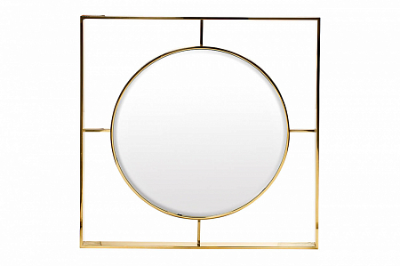 19-OA-5892 Зеркало золотое 80х80 см Garda Decor