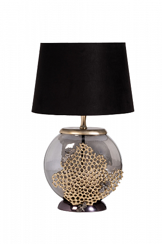 69-102003 Лампа настольная плафон чёрный d26,5*32,7см Garda Decor Garda Decor