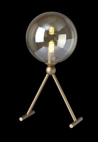 Настольная лампа Crystal Lux FRANCISCA LG1 GOLD/COGNAC Crystal Lux