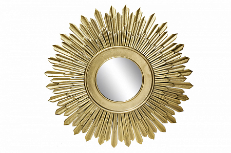 94PR-21904 Зеркало декоративное "Солнце" цвет золото d70см Garda Decor
