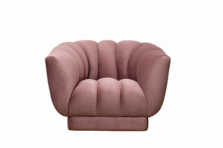 Кресло Fabio велюр розовый Colton 007-ROS 104*96*74см Garda Decor