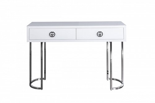 KFG16702 Консоль GD 2 ящика белая 120*30*78см Garda Decor Garda Decor