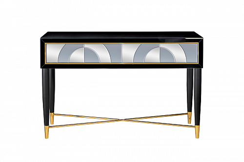 KFG122 Консоль 2 ящика зеркало двухцветное 120*42*75см Garda Decor Garda Decor