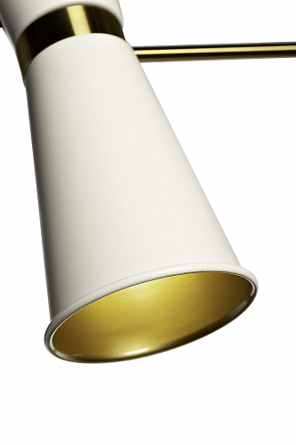 92EL-YG02125-3P Люстра потолочная латунь/матовый бел. d50*h.80см Garda Decor Garda Decor